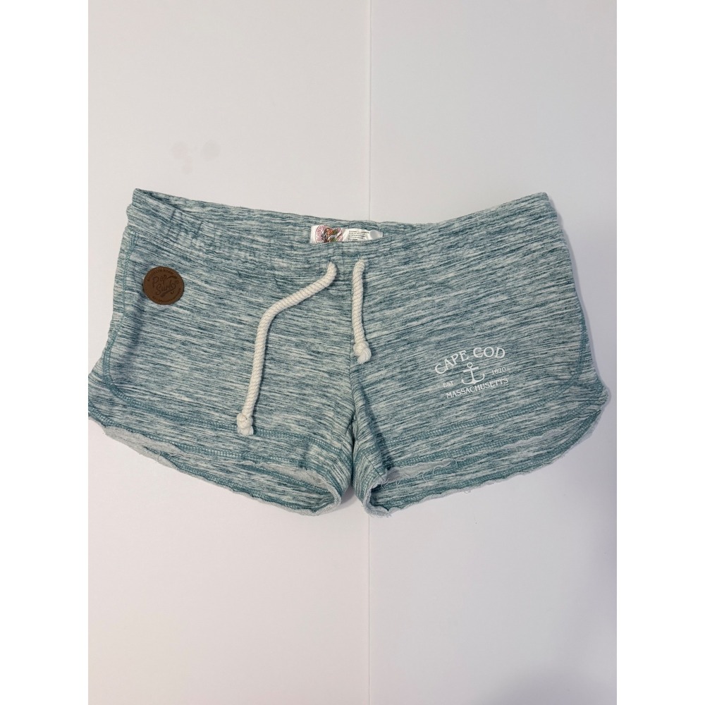 Pop Surf Cape Cod Massachusetts Space Dye Lounge Shorts Teal XL